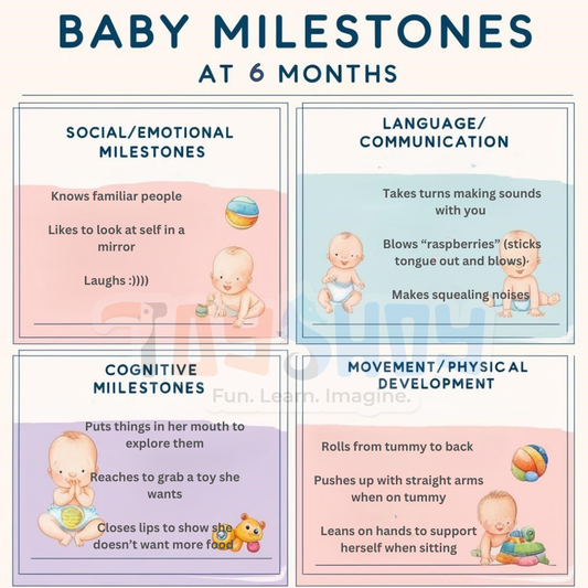 Baby Development Milestones - 6 months