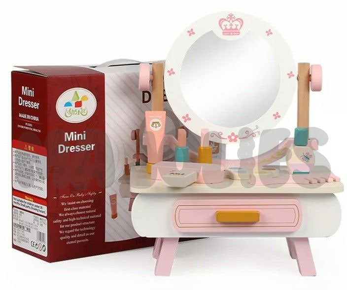 mini dresser table Hello Kitty SlayStation Mini Vanity Table, Silver