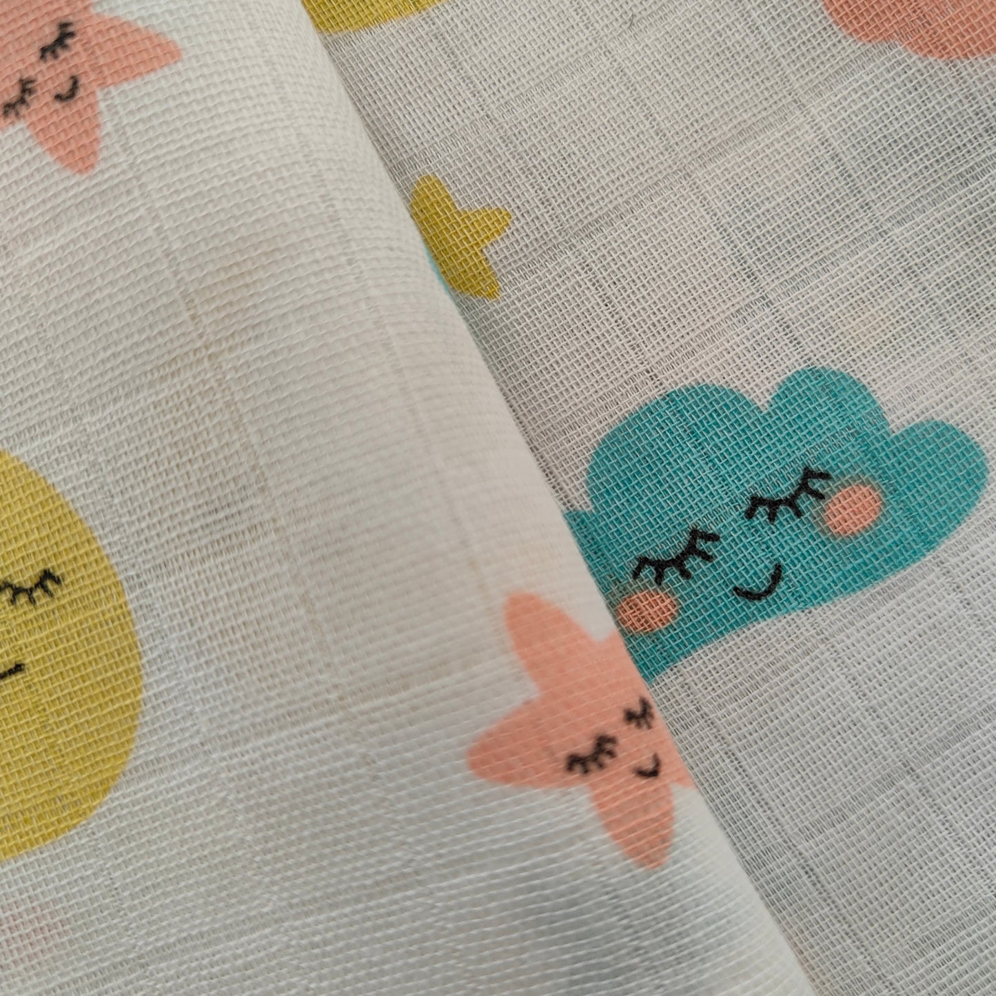 Soft Muslin Zip Frock for Baby Girls (1 YR) – Breathable Summer Wear with Vibrant Prints
