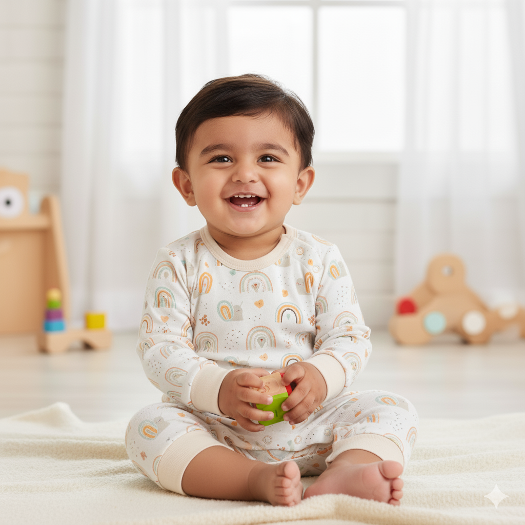 Organic Cotton Rompers (Pack of 2)