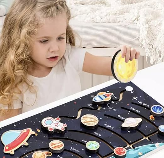 Planet Board Maze | Solar System Puzzle