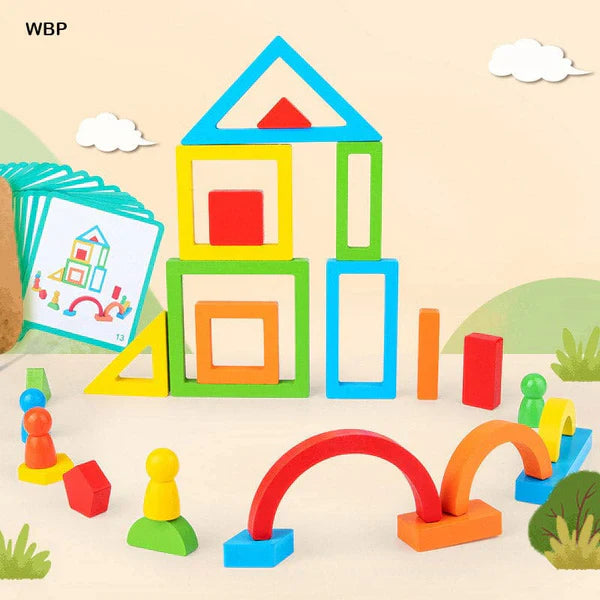Wooden blocks Puzzle