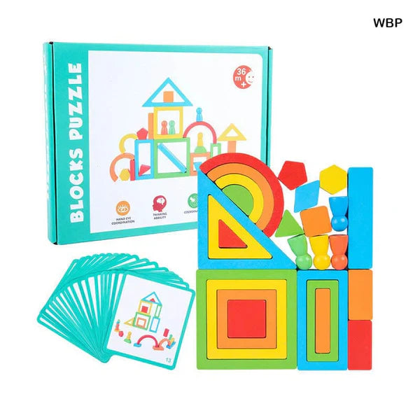Wooden blocks Puzzle