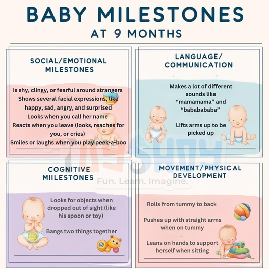 Baby Development Milestones - 9 months
