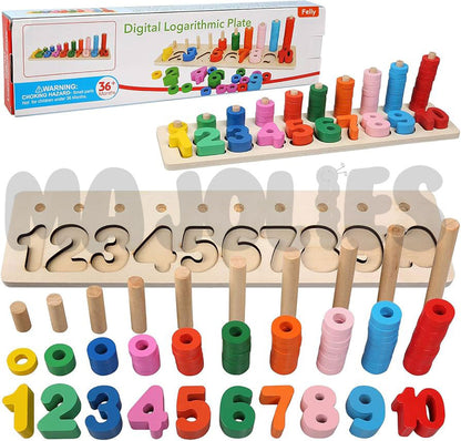 2-in-1 Montessori Numbers Board