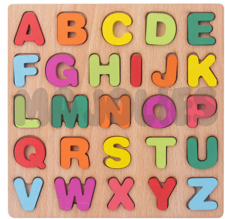 Alphabet Peg Board (Capital Letters)