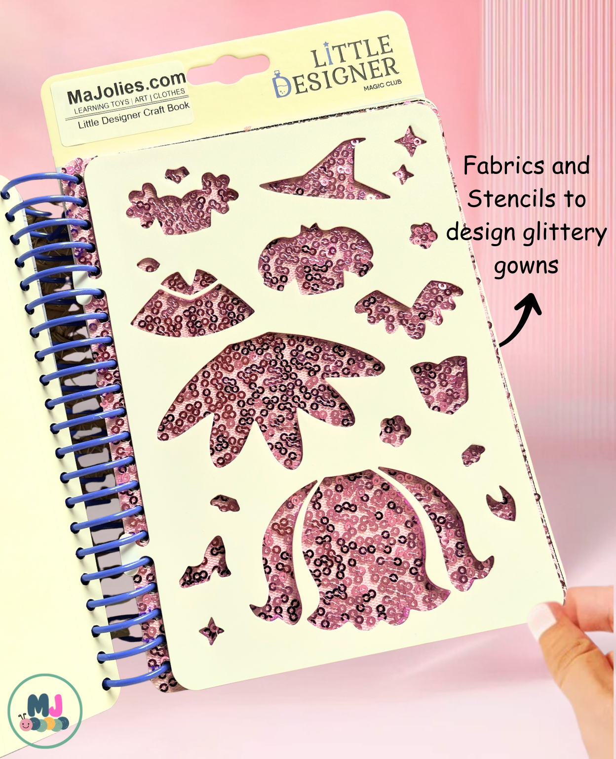 Little Designer - Magic Club | Fashion Design with Fabrics, Accessory stickers, colors