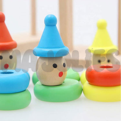 Wooden Balance and Stacker Game