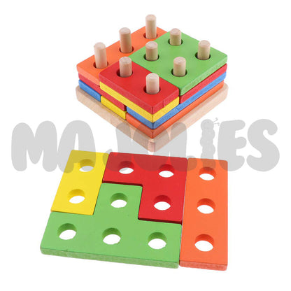 Brainy Blocks - Sorting & Stacking Puzzle