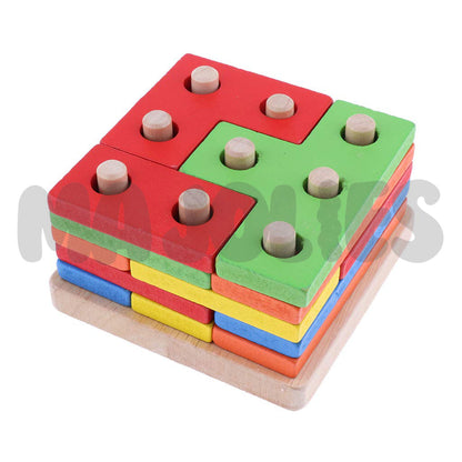 Brainy Blocks - Sorting & Stacking Puzzle