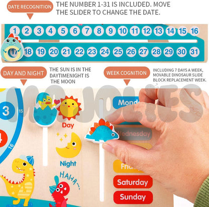 Dino Learning Board - Time and Calendar