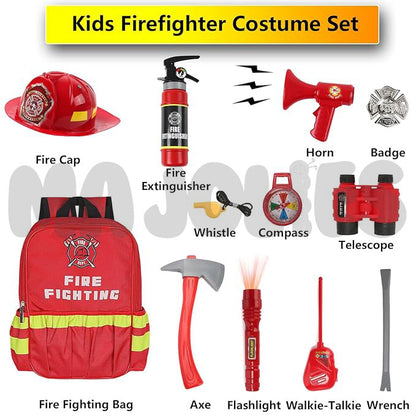 Kids Firefighter Pretend Play Set