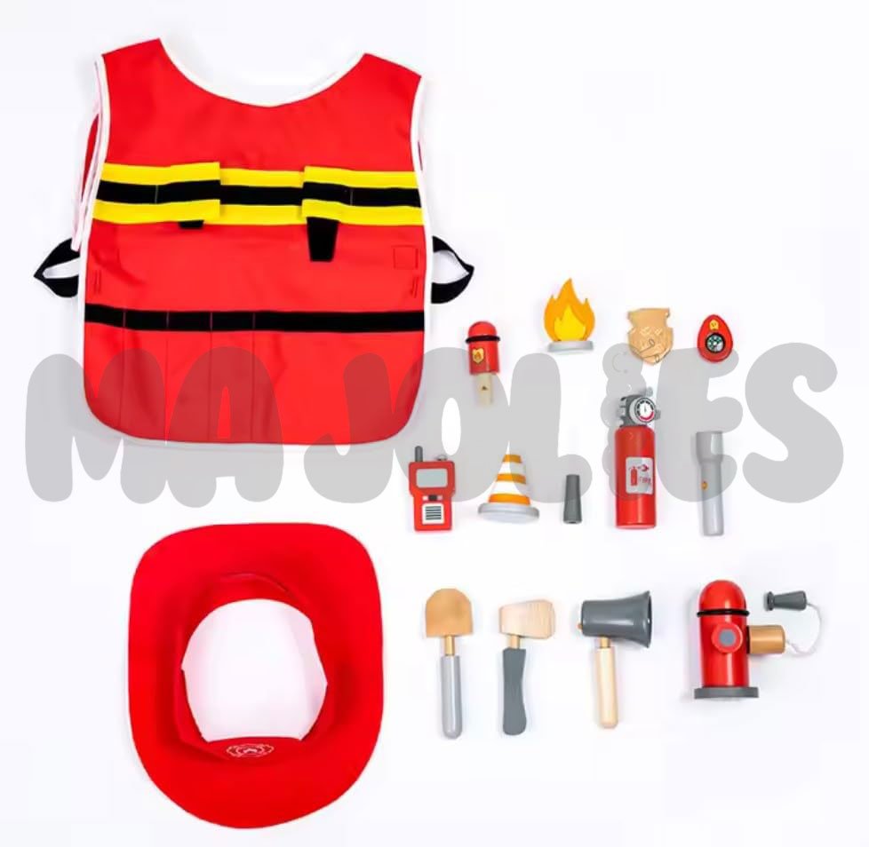 Kids Firefighter Pretend Play Set