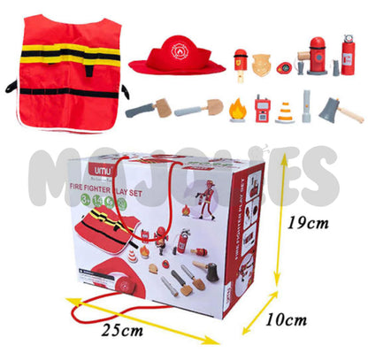 Kids Firefighter Pretend Play Set