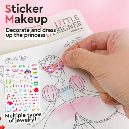 Little Designer - Princess Ball | Fashion Design with Fabrics, Accessory stickers, colors