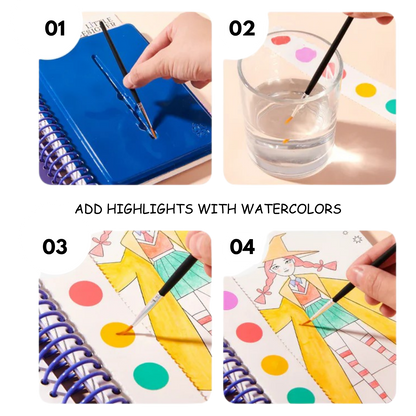 Little Designer - Magic Club | Fashion Design with Fabrics, Accessory stickers, colors