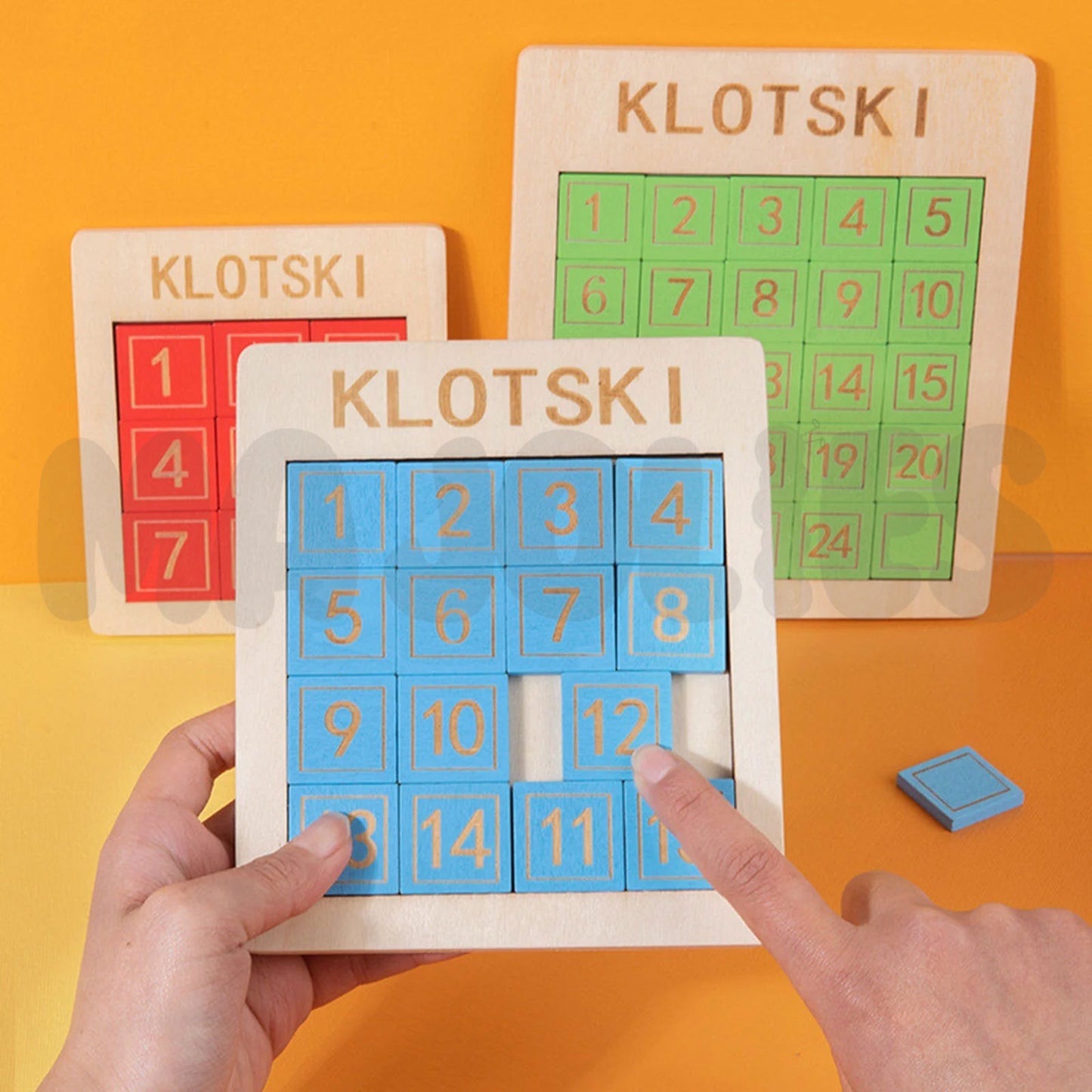 Klotski Number Sliding Puzzle