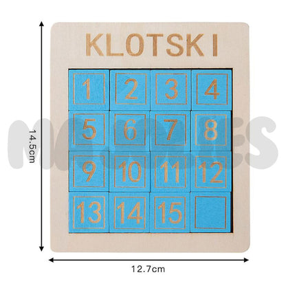 Klotski Number Sliding Puzzle