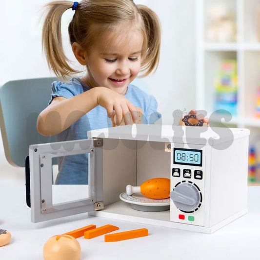 Microwave Pretend Play Set