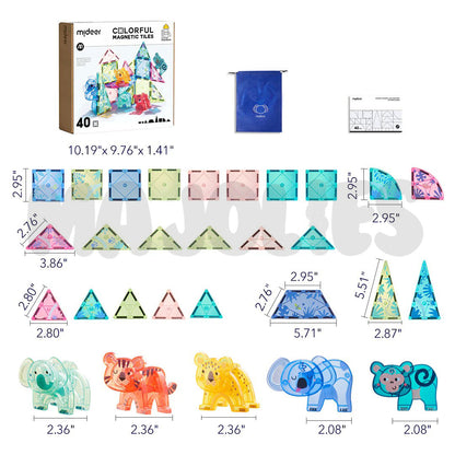 Magnetic Tiles -The Magic Jungle (40pc)