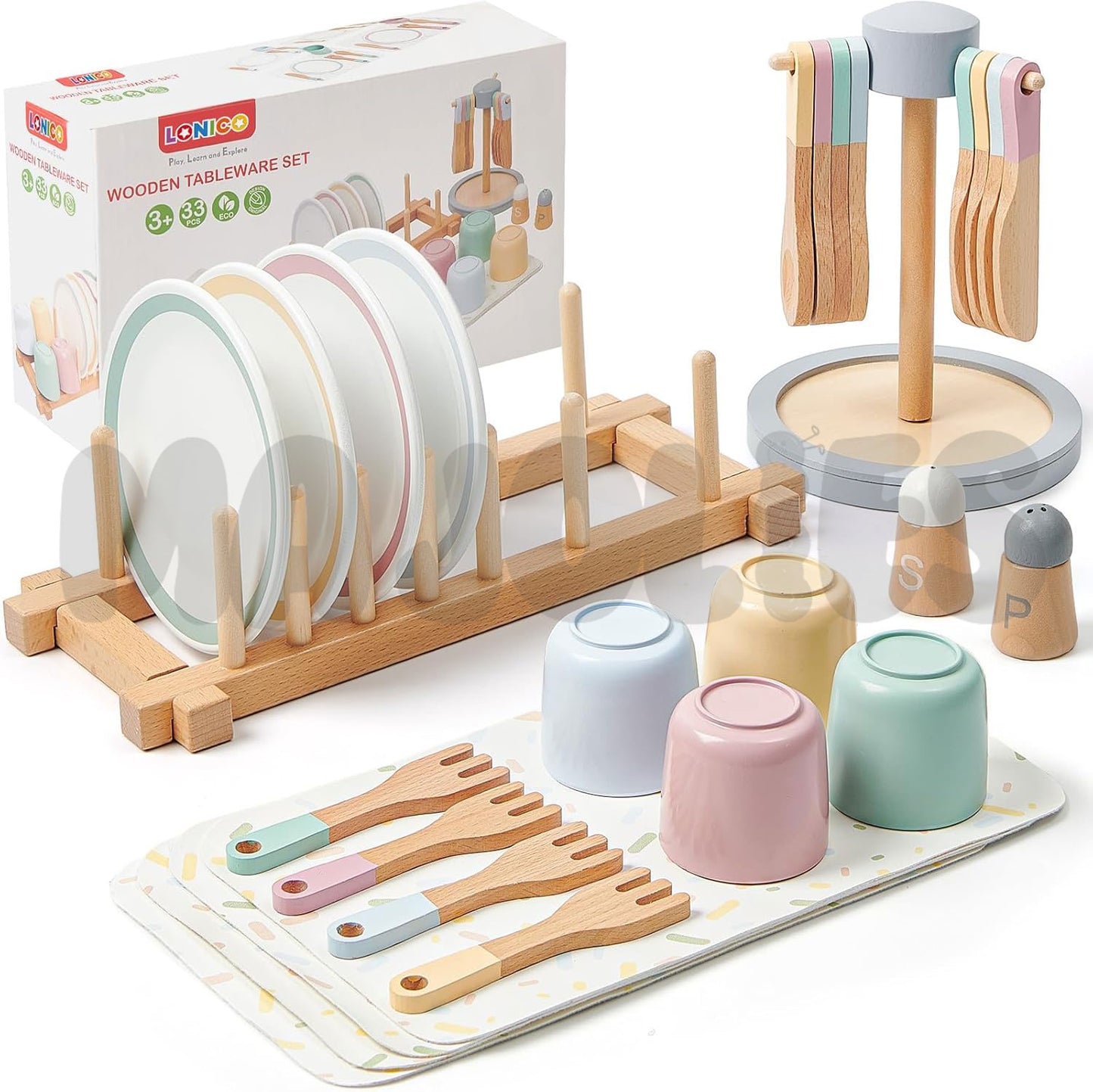 Tableware Pretend Play Set