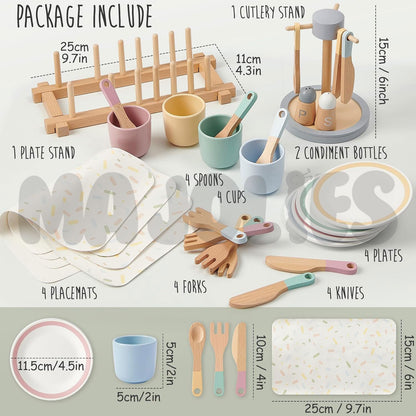 Tableware Pretend Play Set