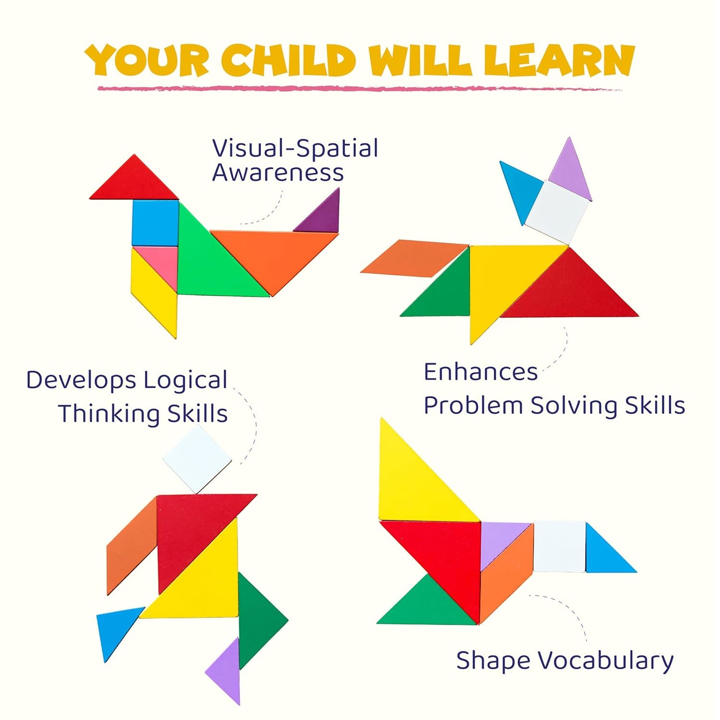 Magnetic Tangram Book