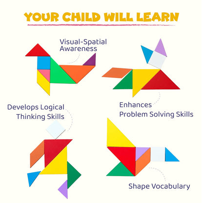 Magnetic Tangram Book