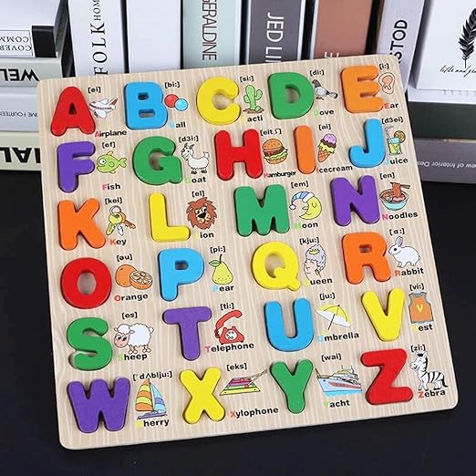 Alphabet Peg Board (with picture capital)