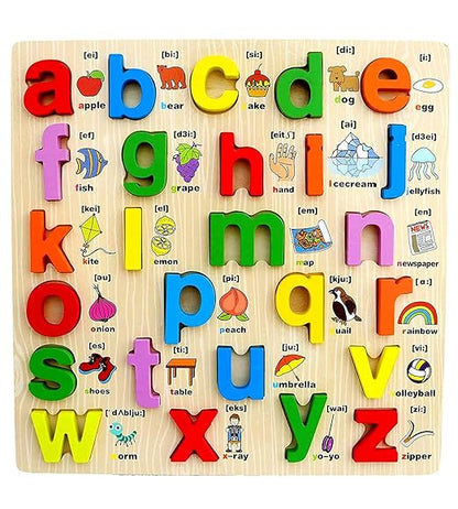 Alphabet Peg Board (with picture capital)