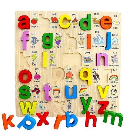 Alphabet Peg Board (with picture capital)