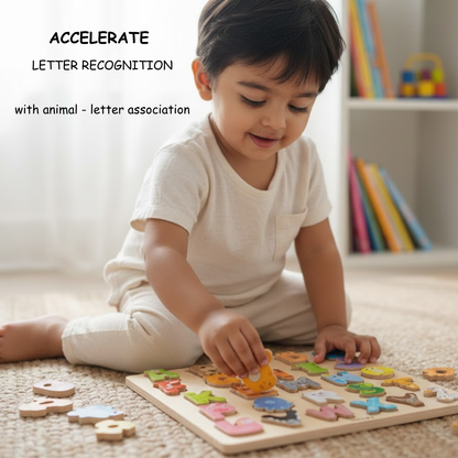 Animal Alphabet Learning Board : ACCELERATE Letter Recognition