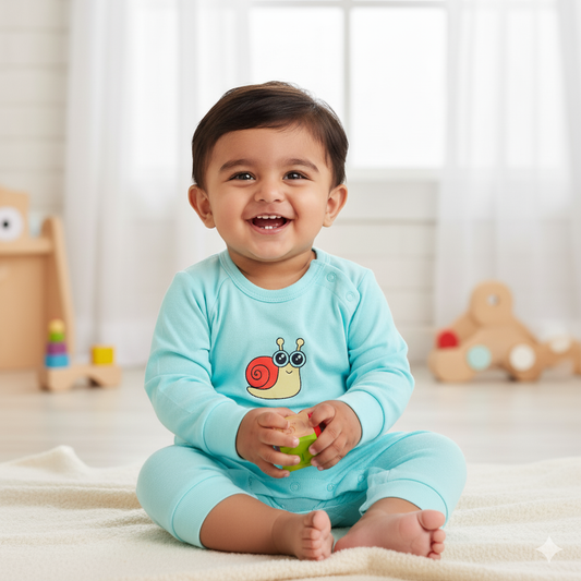 Organic Cotton Rompers (Pack of 2)