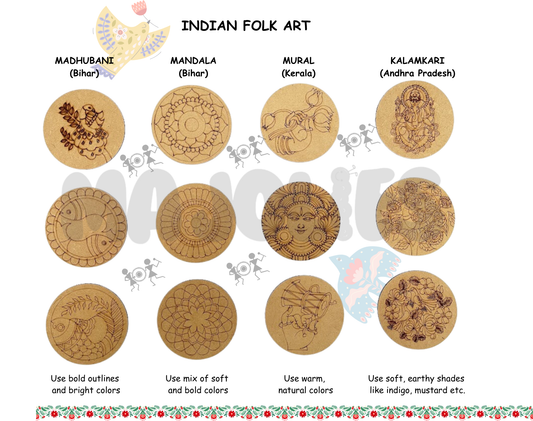 Art Kit (Indian Folk Art): A Journey Through India’s Rich Art Heritage