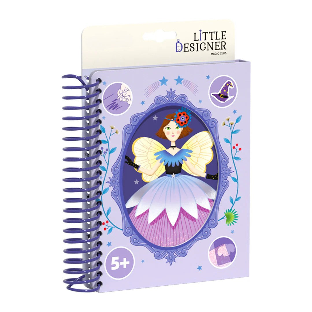 Little Designer - Magic Club | Fashion Design with Fabrics, Accessory stickers, colors