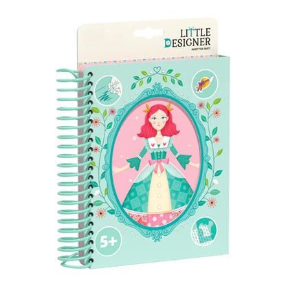 Little Designer - Princess Tea Party | Fashion Design with Fabrics, Accessory stickers, colors