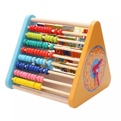 Montessori 5 in 1 Wooden Activity Triangle (Large)