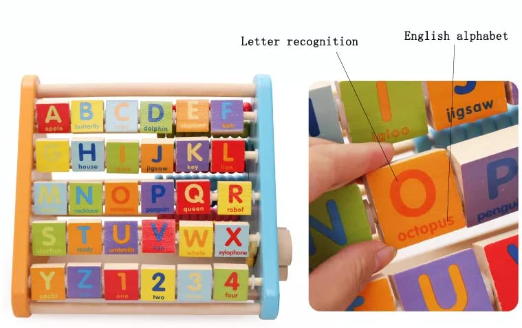 Montessori 5 in 1 Wooden Activity Triangle (Large)