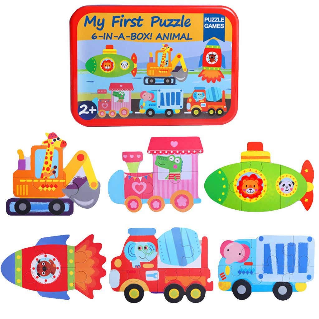 6-in-1 Jigsaw Puzzle Box (Assorted Themes)