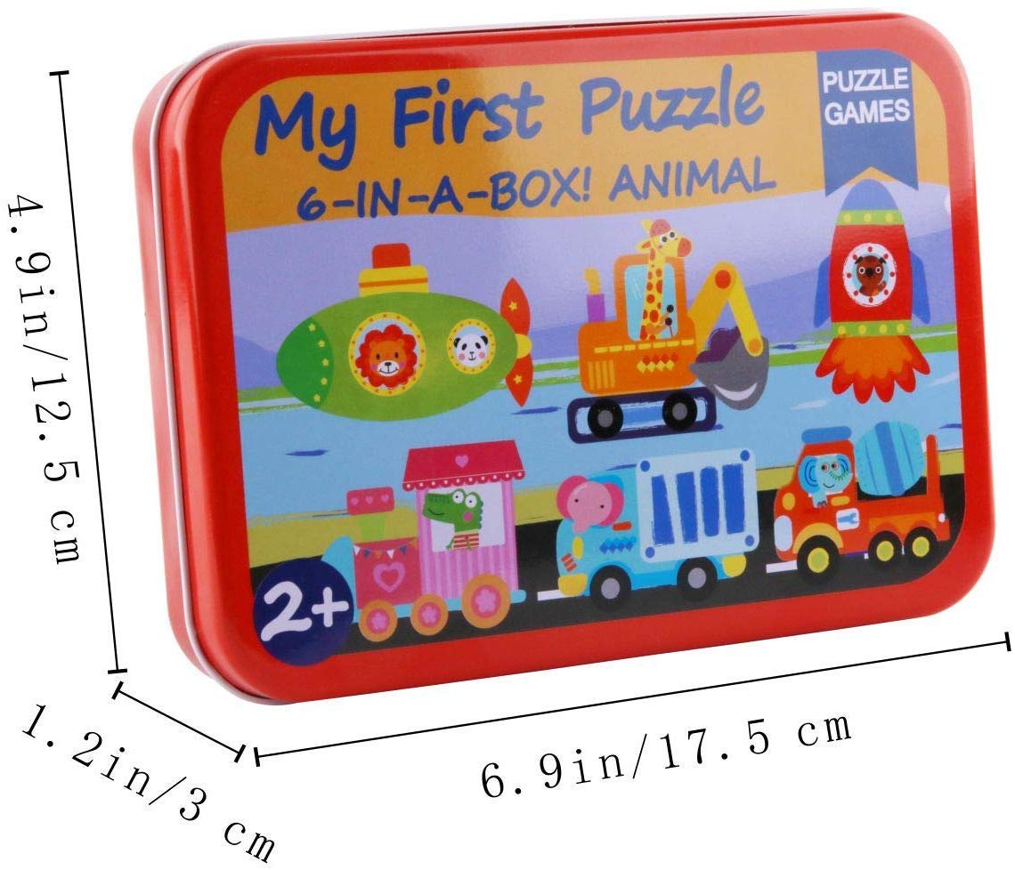 6-in-1 Jigsaw Puzzle Box (Assorted Themes)