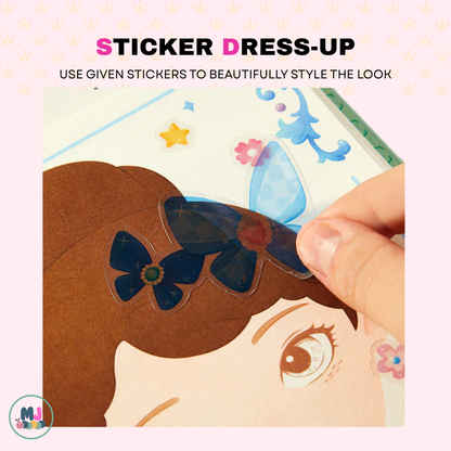 Princess Ball - Makeup & Dressup Craft Activity Book for kids