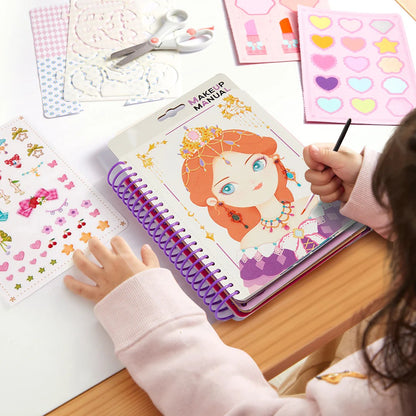 Princess Ball - Makeup & Dressup Craft Activity Book for kids