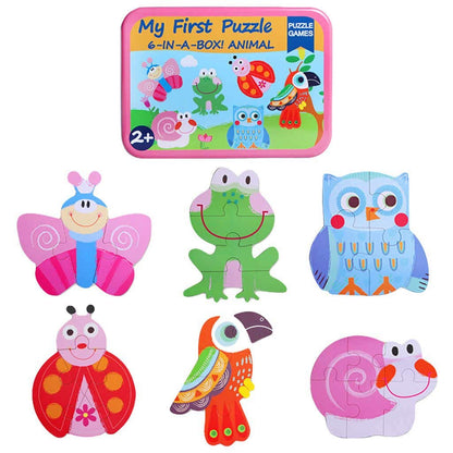 6-in-1 Jigsaw Puzzle Box (Assorted Themes)