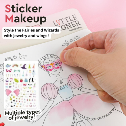 Little Designer - Magic Club | Fashion Design with Fabrics, Accessory stickers, colors