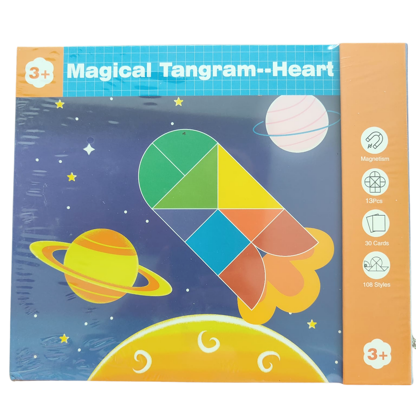 Magnetic Tangram Book