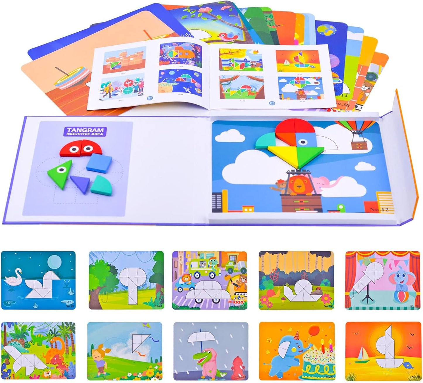 Magnetic Tangram Book