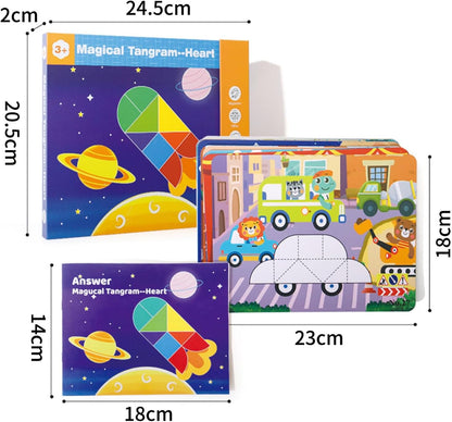Magnetic Tangram Book