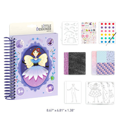 Little Designer - Magic Club | Fashion Design with Fabrics, Accessory stickers, colors