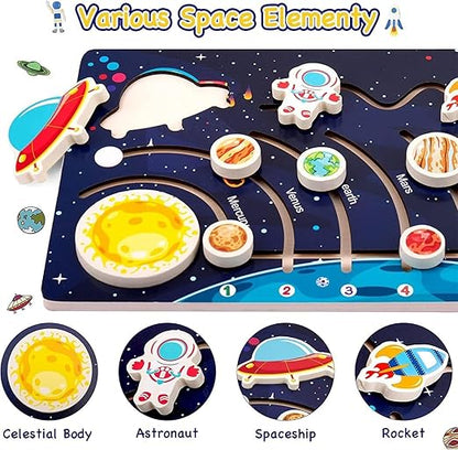 Planet Board Maze | Solar System Puzzle