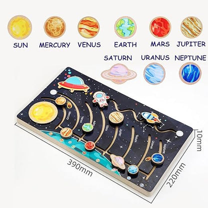 Planet Board Maze | Solar System Puzzle